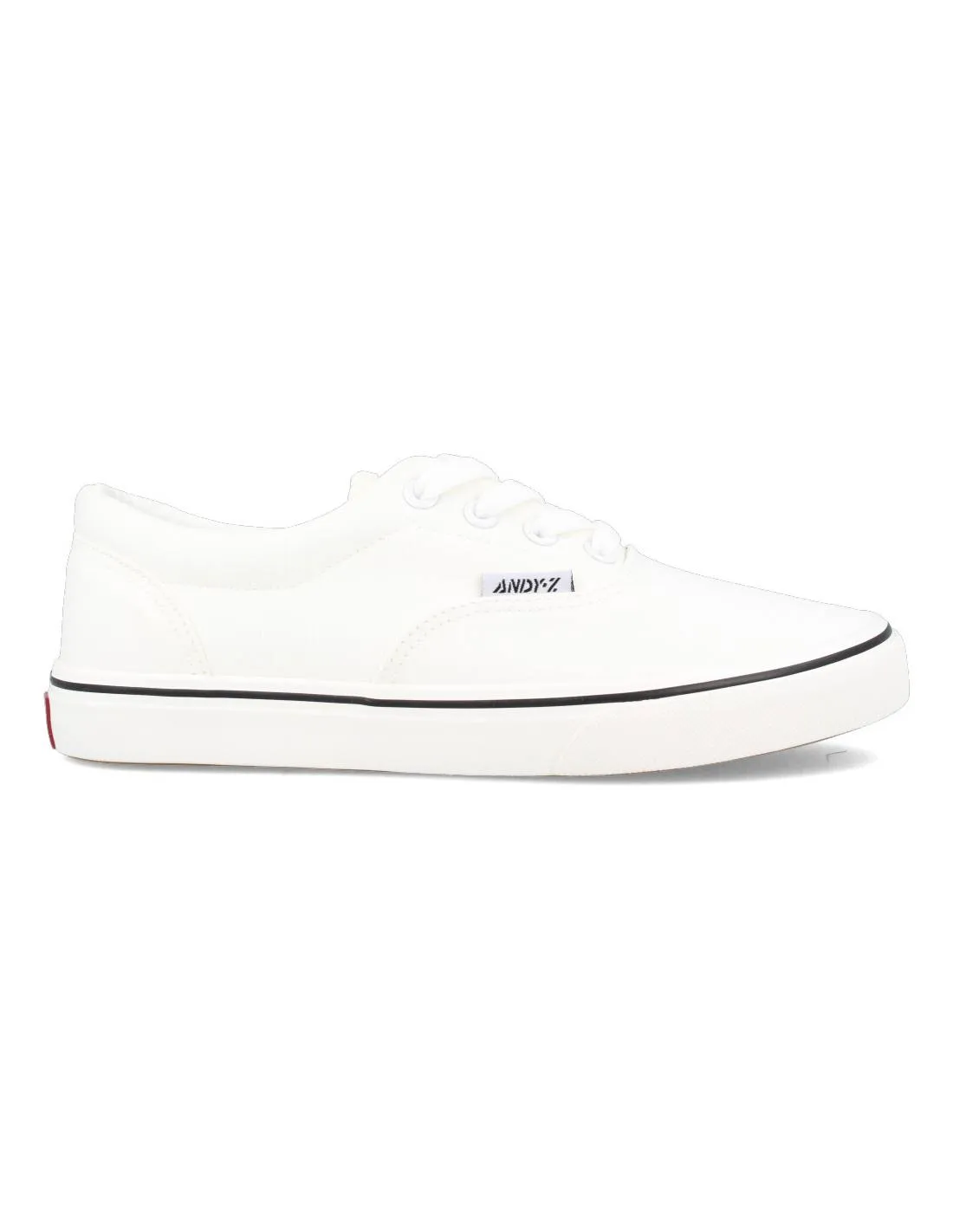 ANDY Z  ZAPATILLAS CASUAL BAJA BLANCA CORDONES