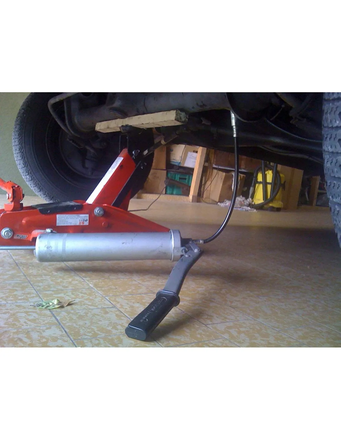 Bomba de engrase engrasadora manual con palanca 400 cc