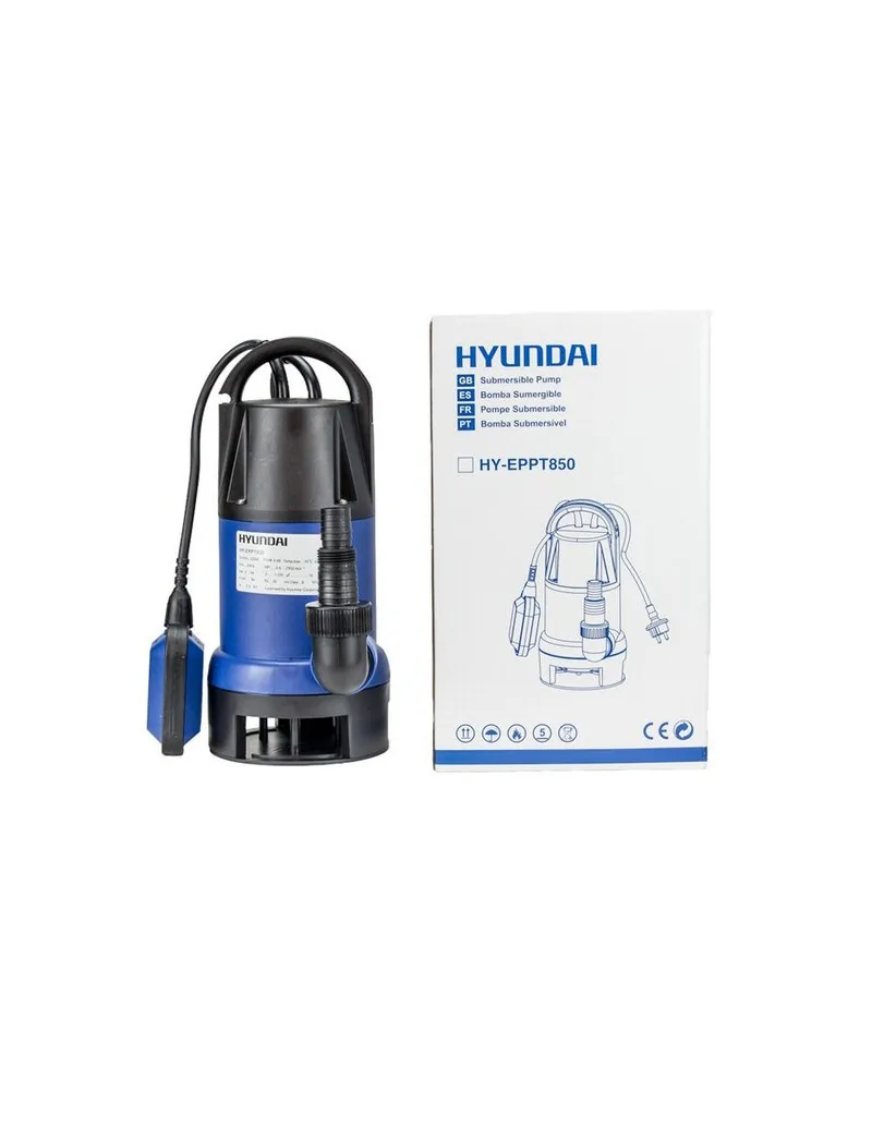 BOMBA SUMERGIBLE HYUNDAI HYEPPT850 | AGUAS SUCIAS
