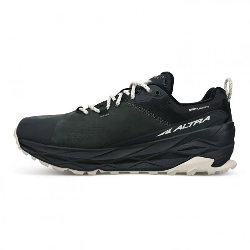 BOTAS BAJAS DE SENDERISMO ALTRA OLYMPUS 5 HIKE GORETEX (NEGRO) HOMBRE