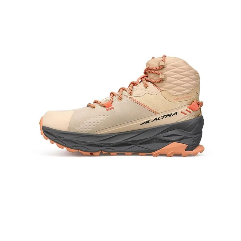 BOTAS DE MONTAñA ALTRA OLYMPUS 5 HIKE MID GORETEX (SAND) MUJER