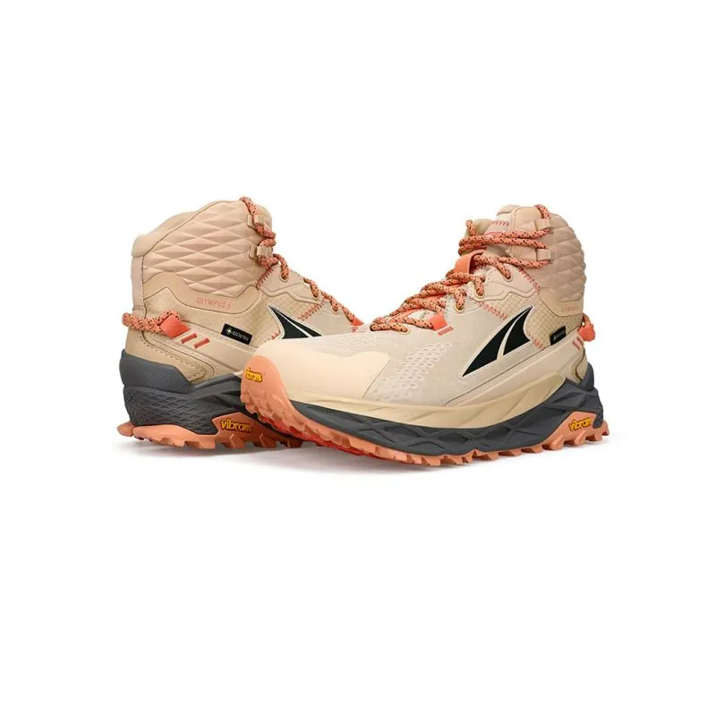 BOTAS DE MONTAñA ALTRA OLYMPUS 5 HIKE MID GORETEX (SAND) MUJER
