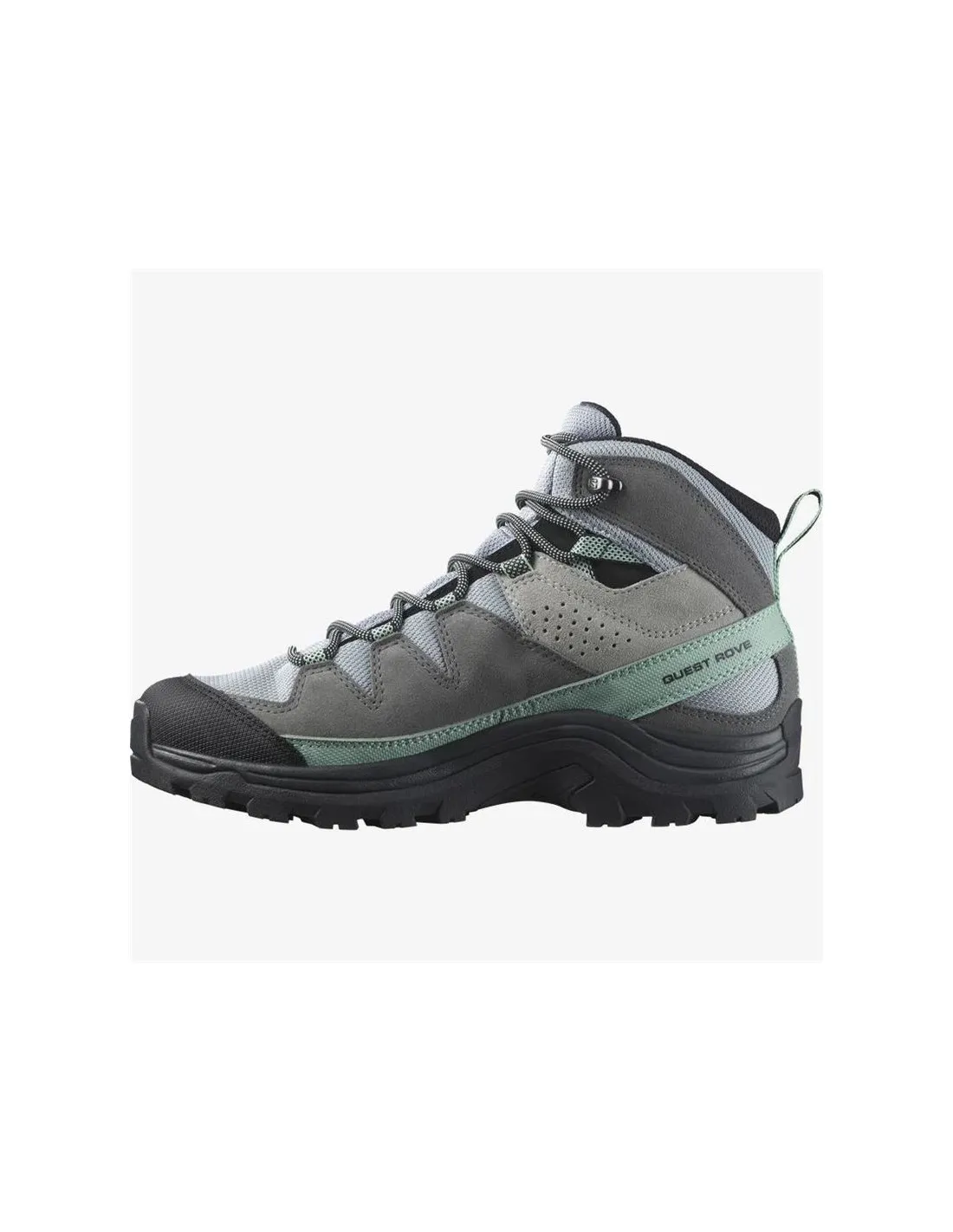 BOTAS DE MONTAñA SALOMON QUEST ROVE GORETEX GRIS/NEGRO MUJER