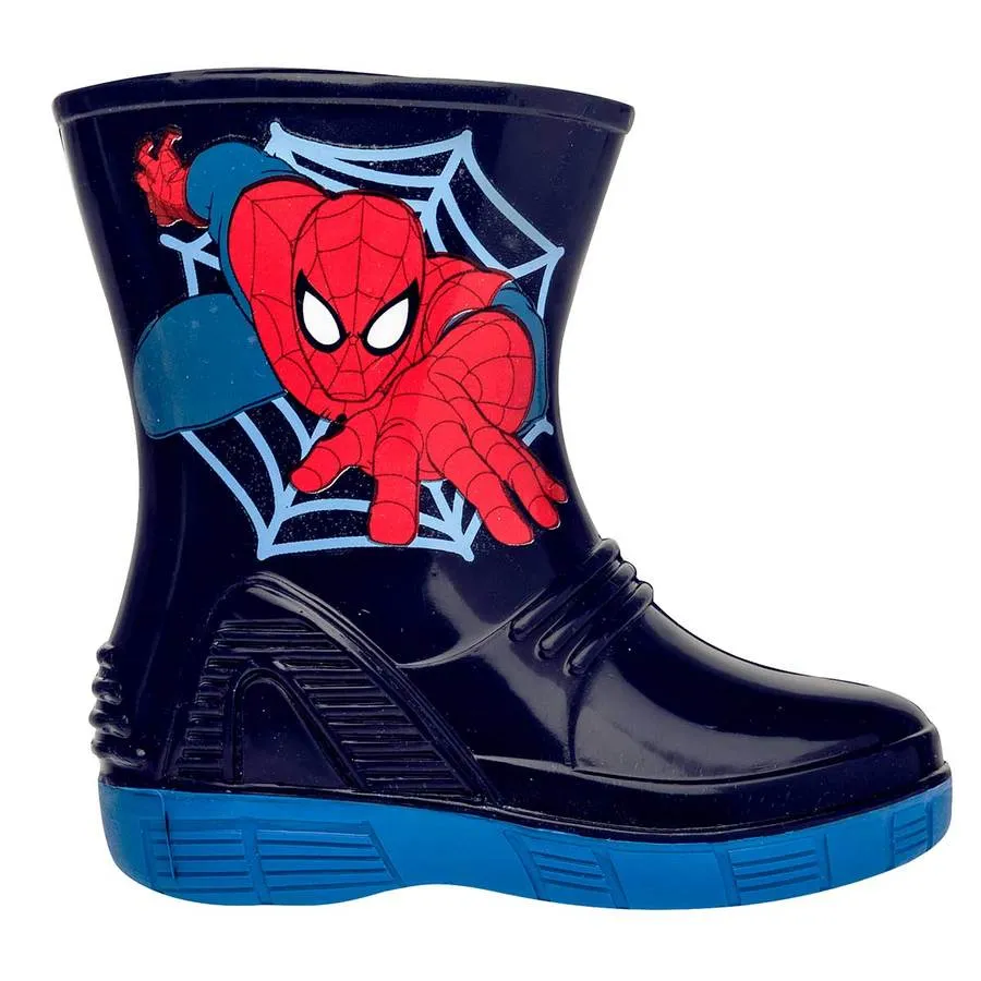 BOTAS PARA NIñOS COLOR MARINO DE SPIDERMAN