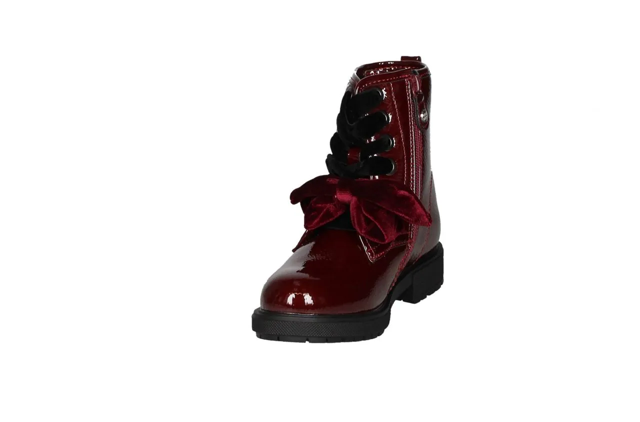 Botin Charol Burdeos Lazada Terciopelo