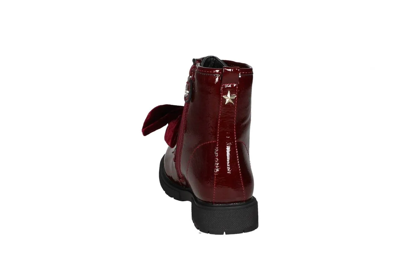 Botin Charol Burdeos Lazada Terciopelo