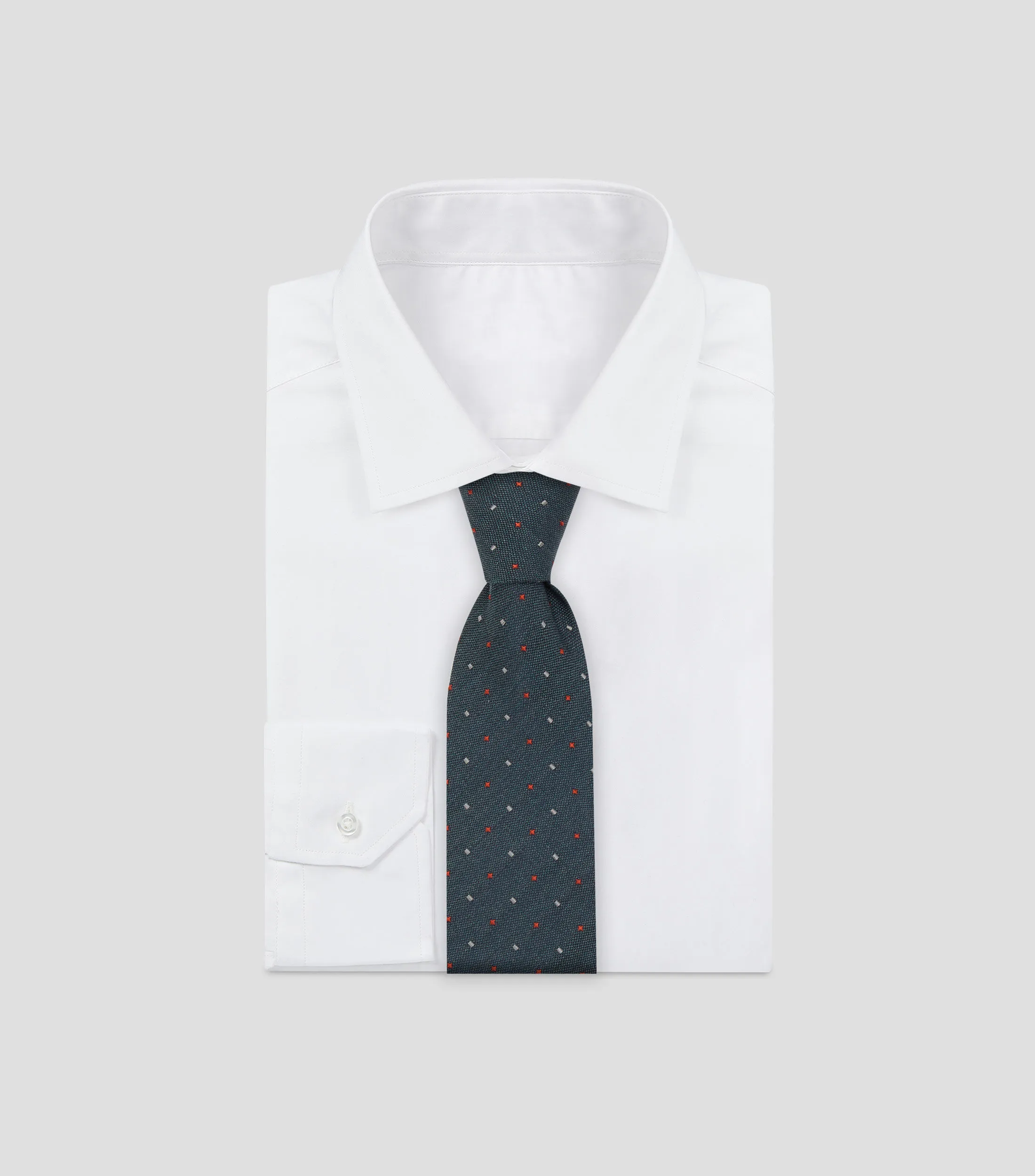 Buccelli Corbata ancha en seda con jacquard