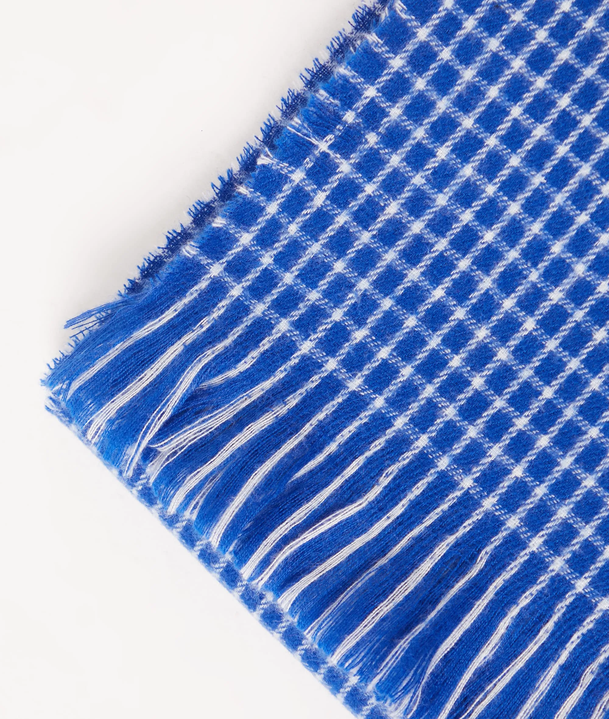 BUFANDA ESTAMPADO DE CUADROS DONOVAN BLEU ROYAL  ETAM