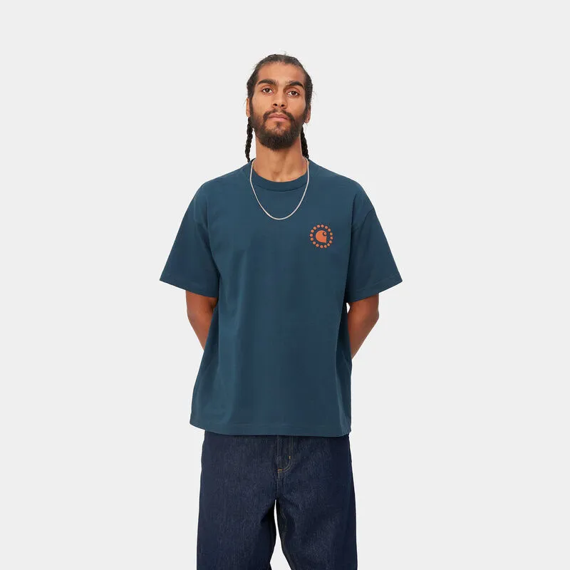 CAMISETA AZUL CARHARTT ASSEMBLE TSHIRT SQUID XS