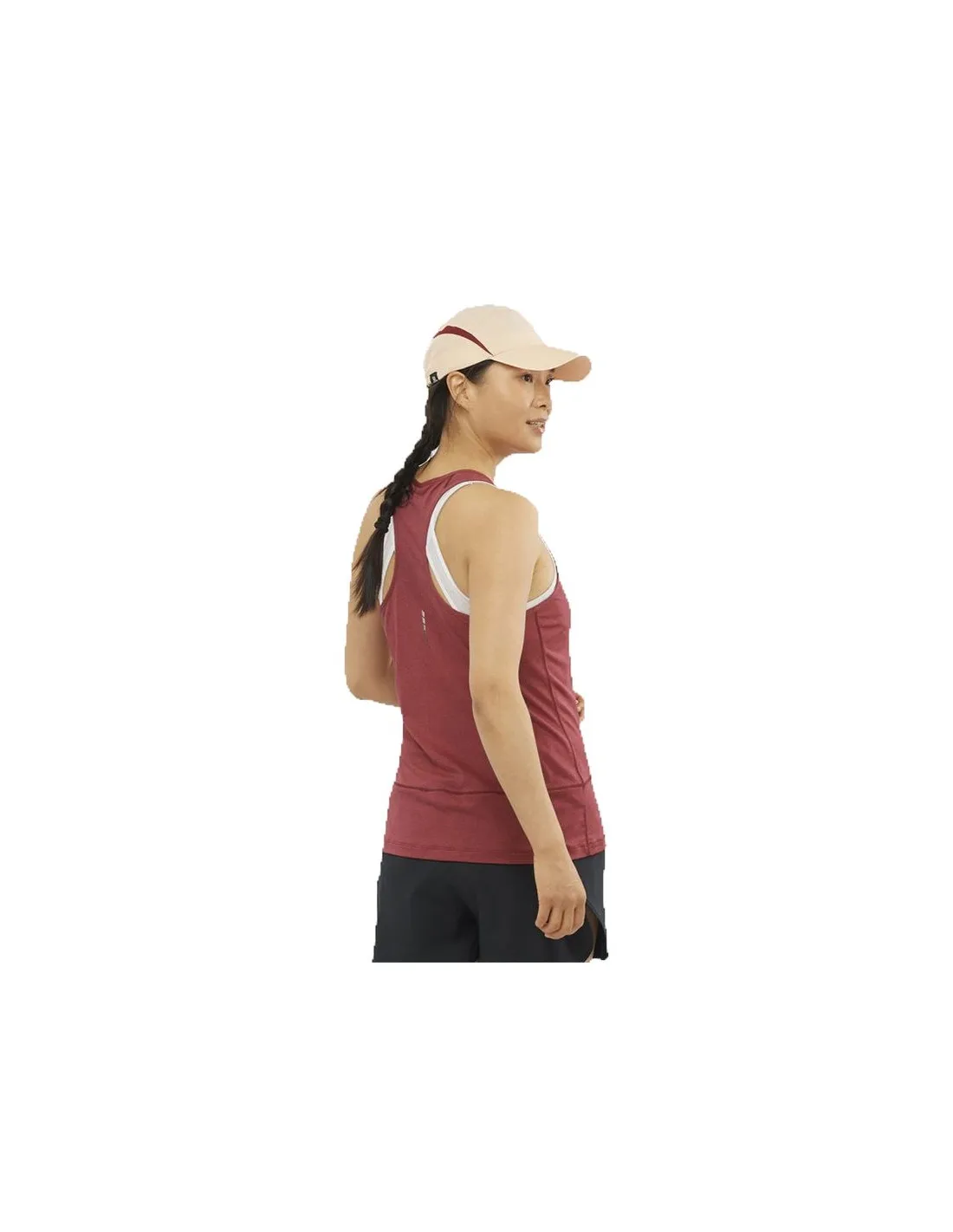 Camiseta de montaña Salomon Cross Run Mujer RD