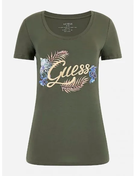 CAMISETA GUESS VERDE  ECOOL