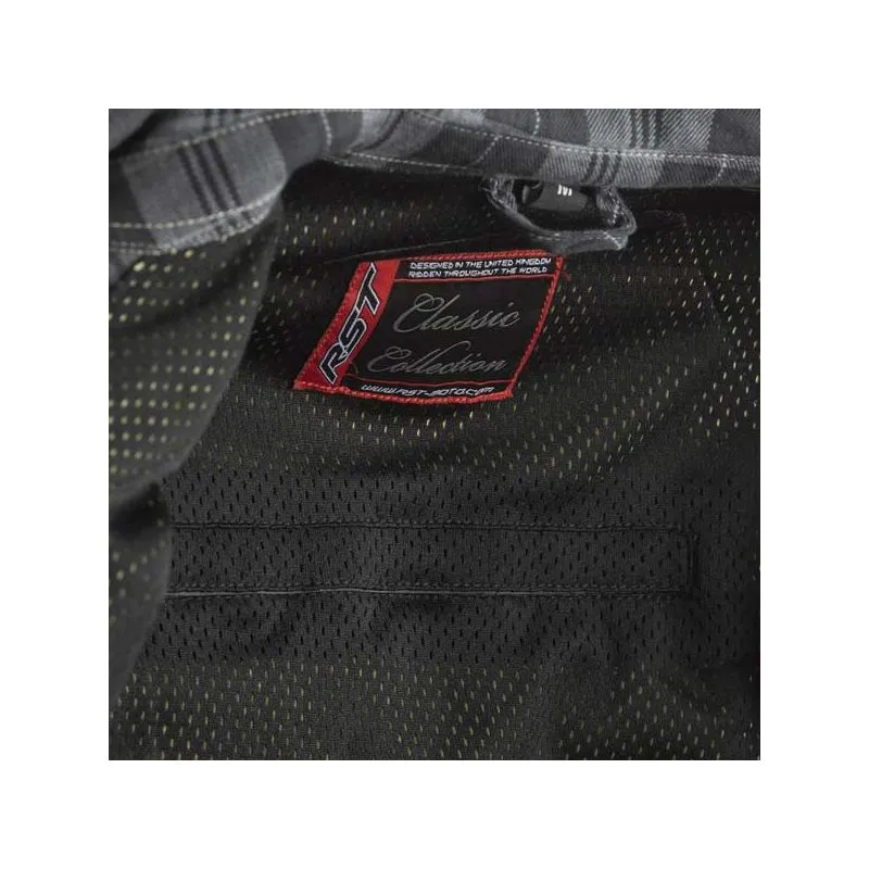 CHAQUETA MOTO VINTAGE TEXTIL LUMBERJACK ARAMIDA  RST
