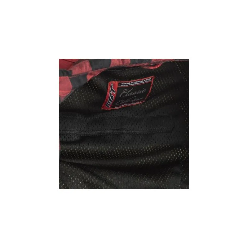 CHAQUETA MOTO VINTAGE TEXTIL LUMBERJACK ARAMIDA  RST