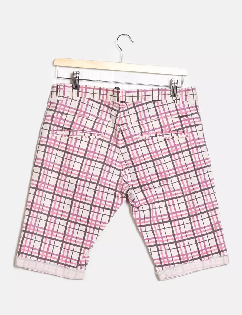 CMP Pantalón blanco estampado
