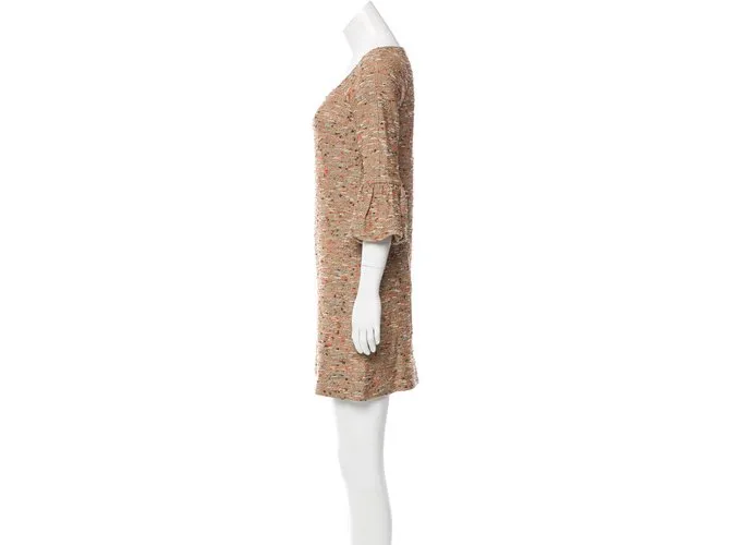 Diane Von Furstenberg Vestido sensato Multicolor Caramelo 