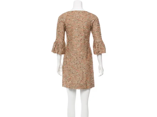Diane Von Furstenberg Vestido sensato Multicolor Caramelo 