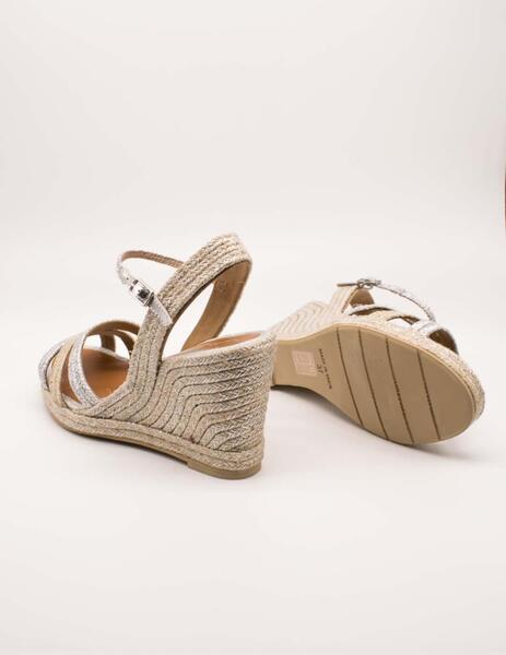 ESPARTO CASTELLER 4926324  YUTE NATURAL Y PLATA DE MUJER