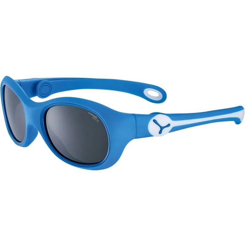 GAFAS DE SOL PARA BEBé CéBé S'MILE (AZUL BLANCO MATE  ZONA AZUL GRIS CLARO CAT.3)