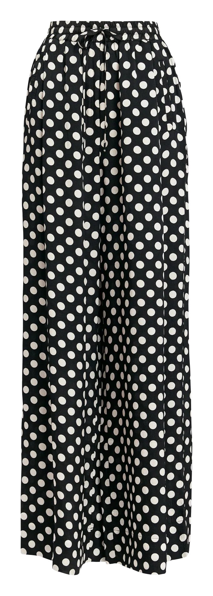 GONSTELLATION  PANTALóN ANCHO ESTAMPADO EN NEGRO