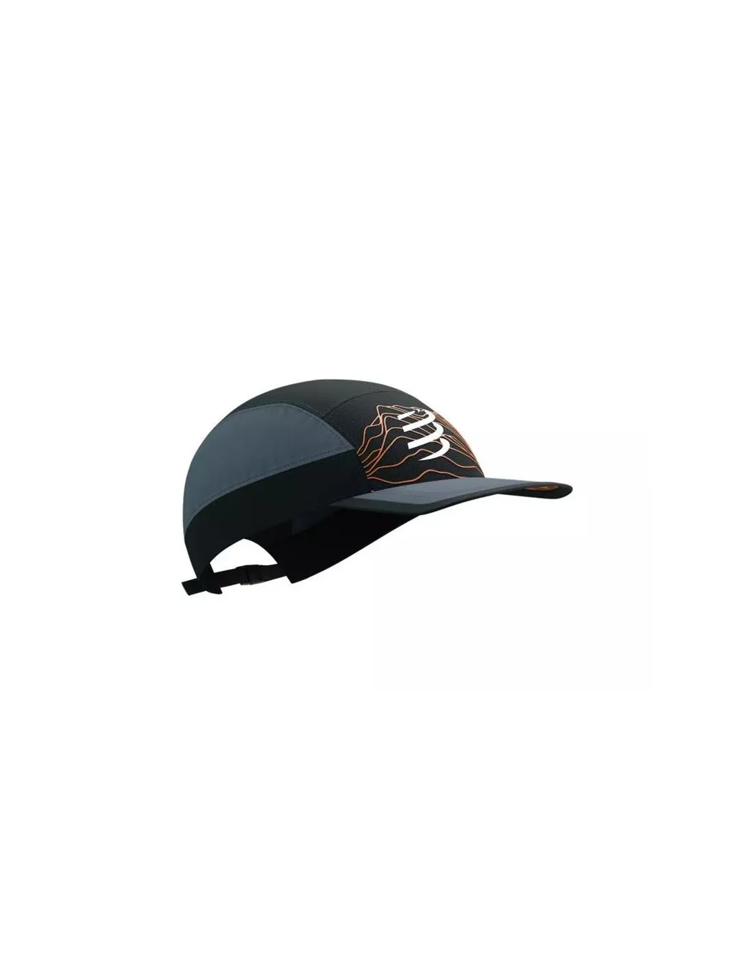 GORRA DE RUNNING COMPRESSPORT 5 PANEL LIGHT  TRAIL SULE 2023 BLACK
