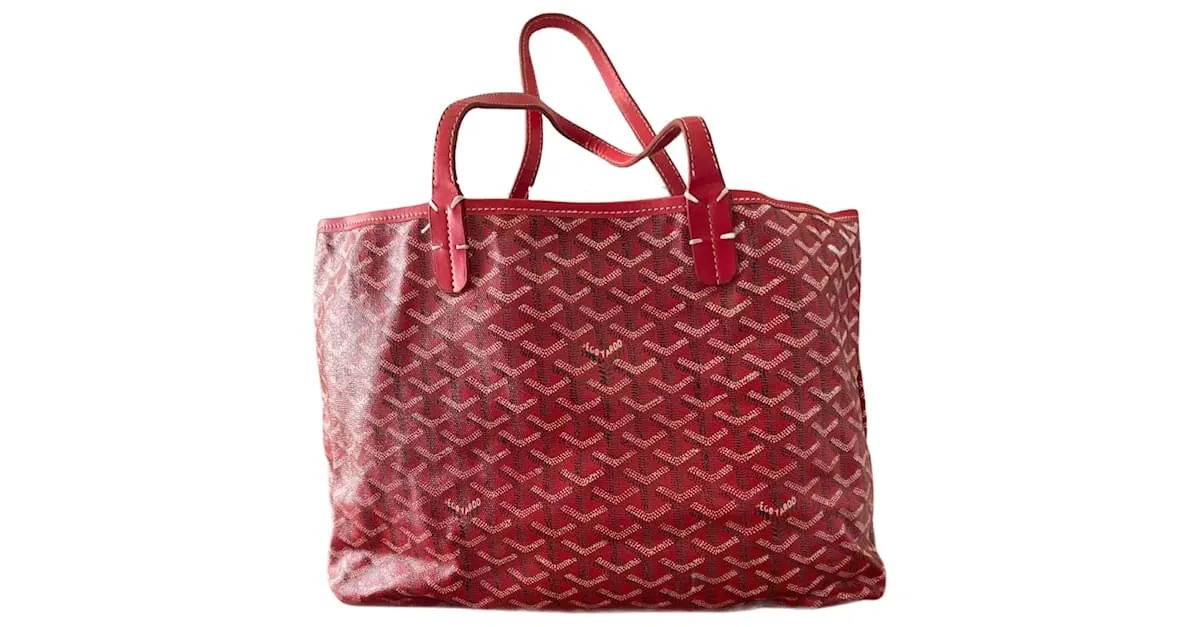 Goyard Rojo Goyardine Saint Louis PM Roja 