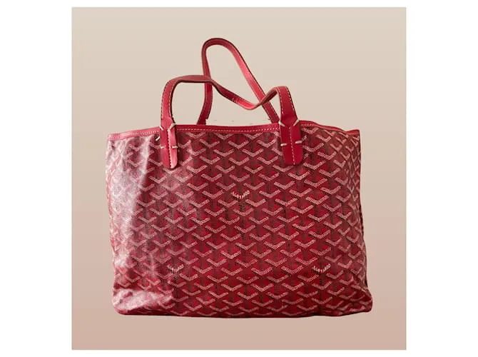 Goyard Rojo Goyardine Saint Louis PM Roja 