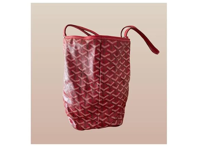 Goyard Rojo Goyardine Saint Louis PM Roja 