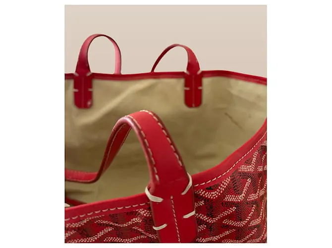 Goyard Rojo Goyardine Saint Louis PM Roja 