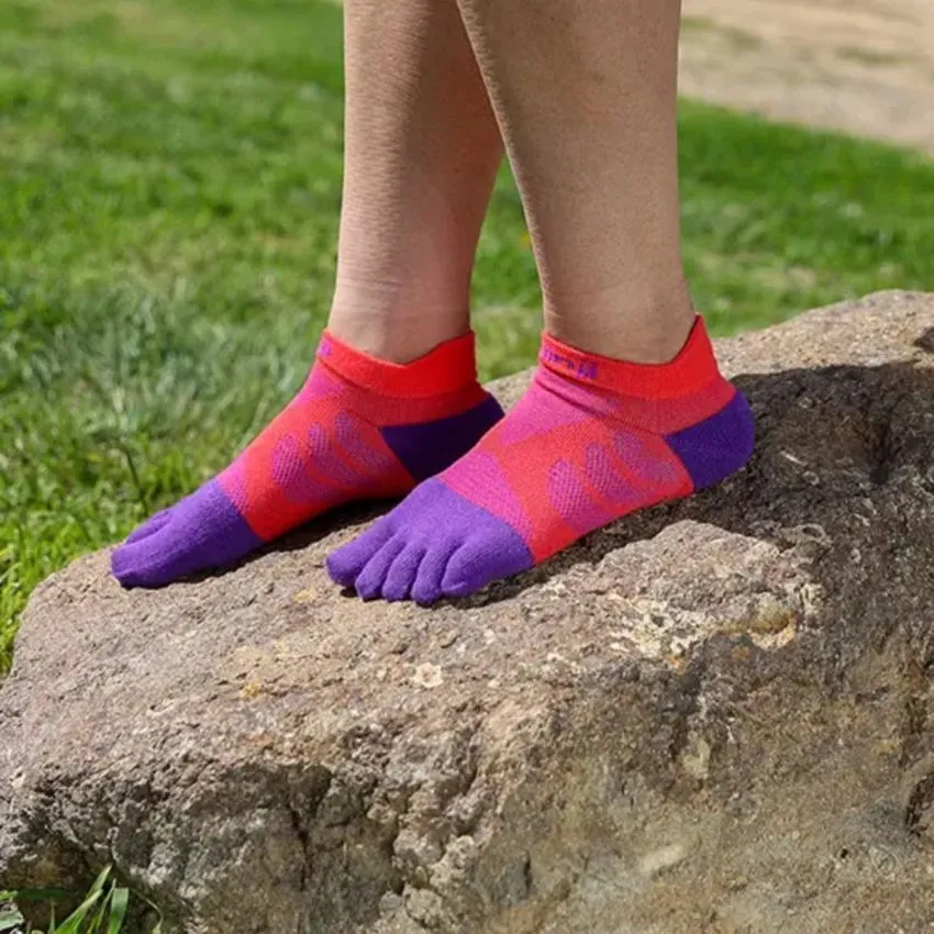 INJINJI MUJER CALCETINES ULTRA RUN NOSHOW ROJO 