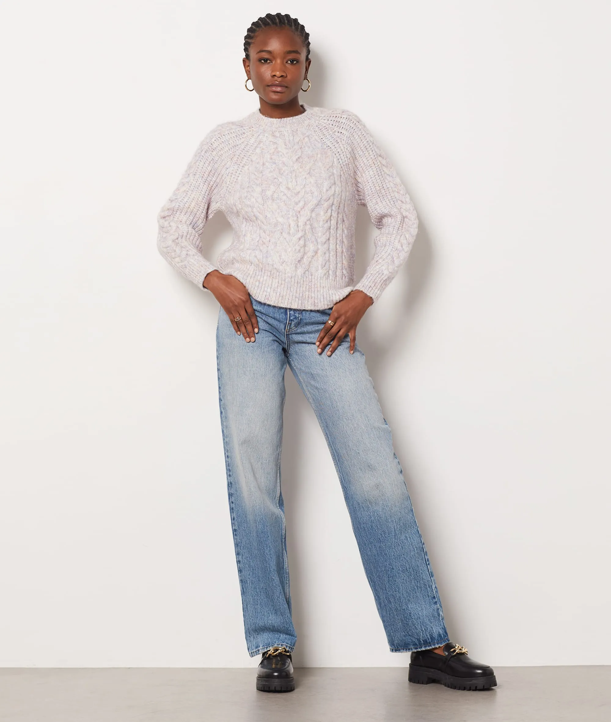 JERSEY DE PUNTO TRENZADO LEA ECRU  ETAM