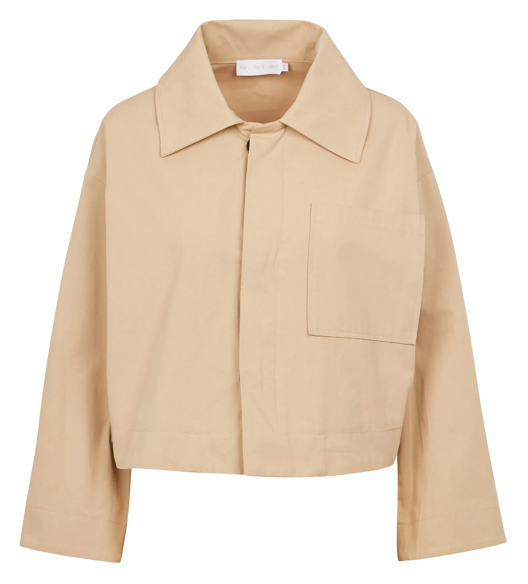 KARL MARC JOHN VANEL  CHAQUETA CORTA DE ALGODóN EN BEIGE