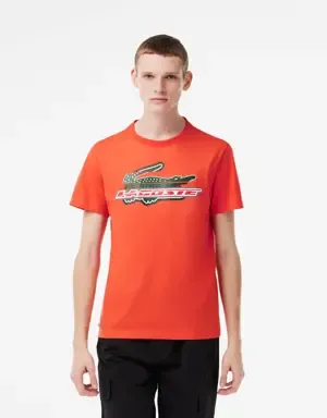 Lacoste Camiseta de hombre Lacoste Sport regular fit en algodón ecológico