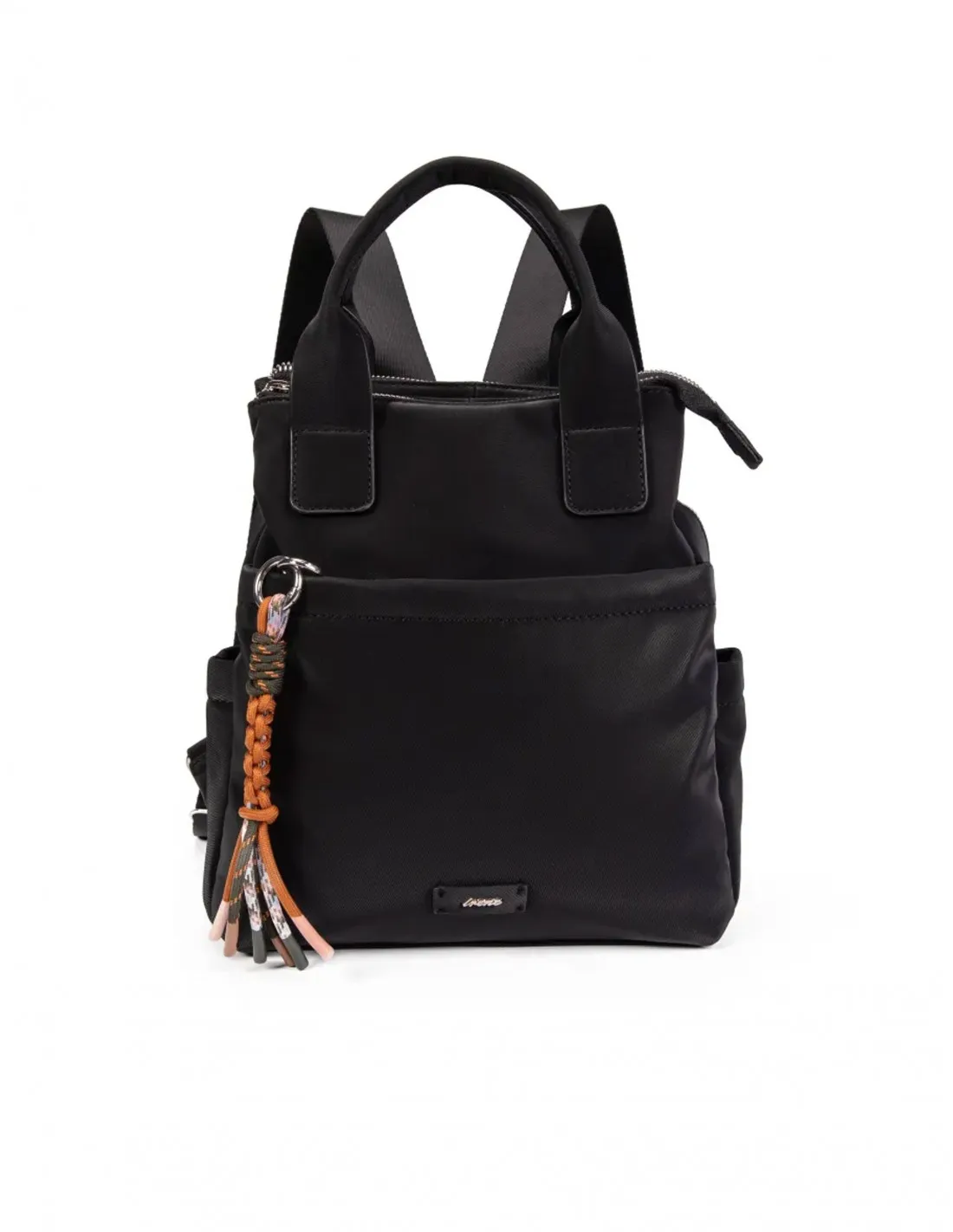 Mochila Casual Nylon Negra