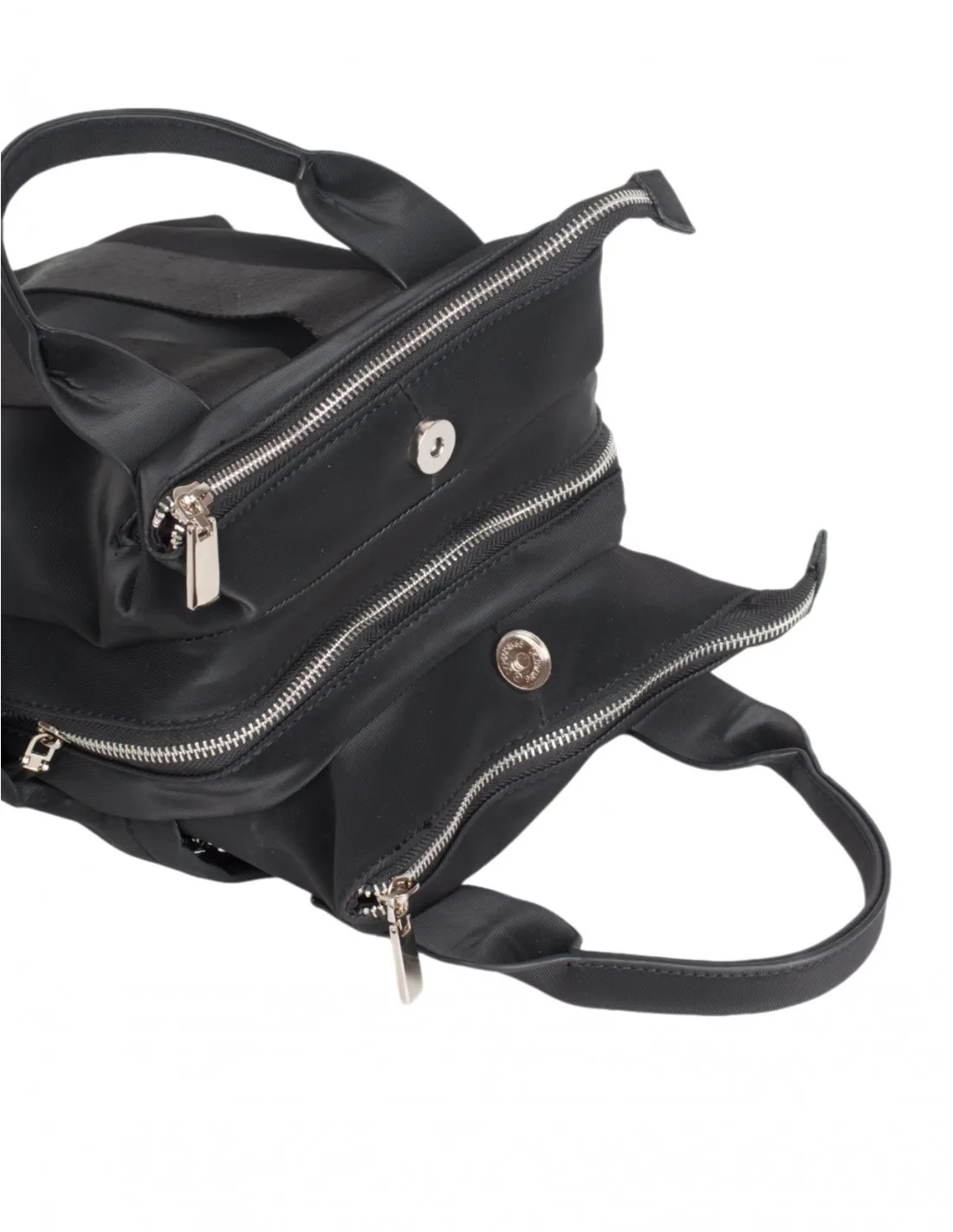 Mochila Casual Nylon Negra
