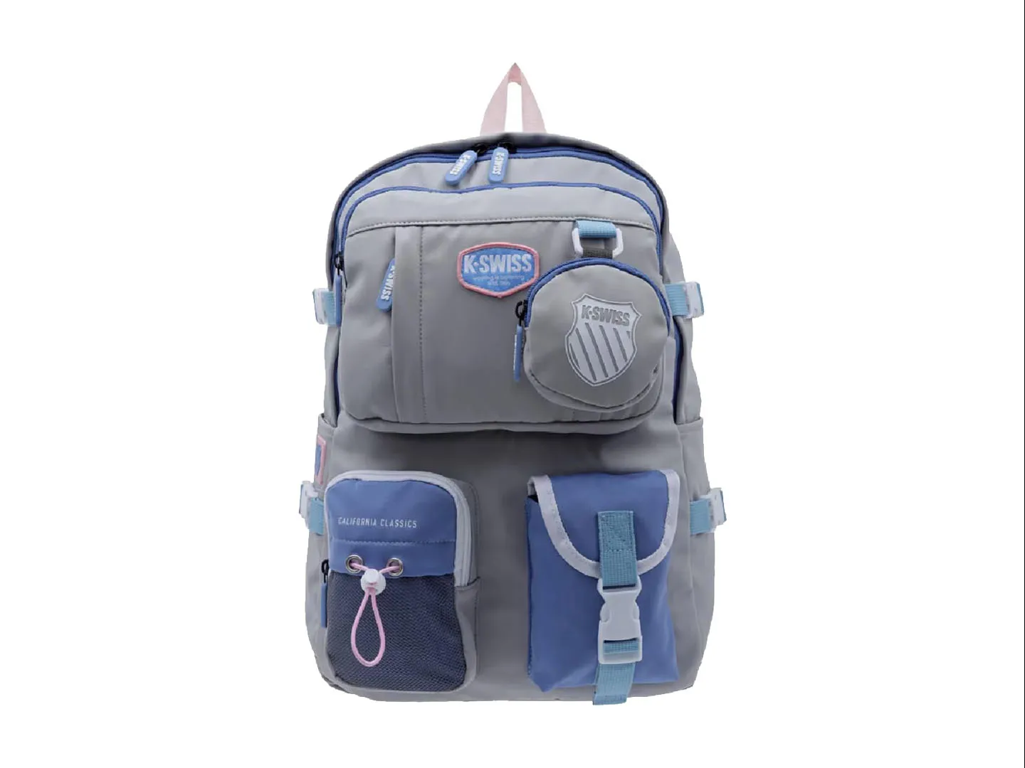 MOCHILA KSWISS BETH LIGHT COLOR GRIS