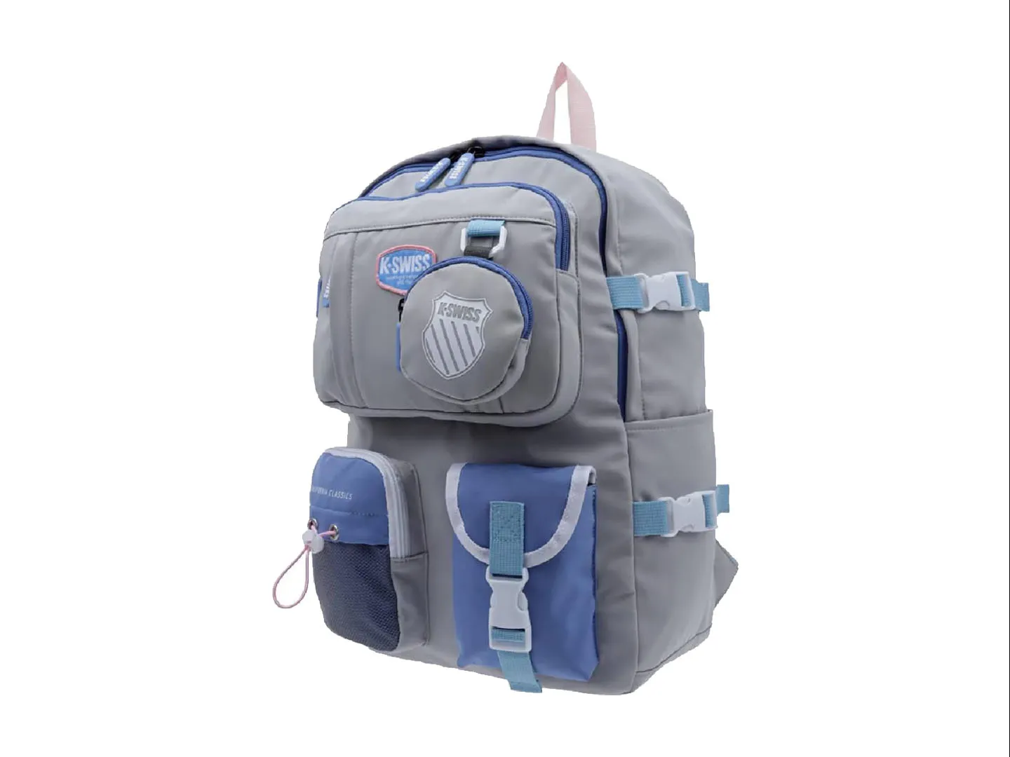 MOCHILA KSWISS BETH LIGHT COLOR GRIS