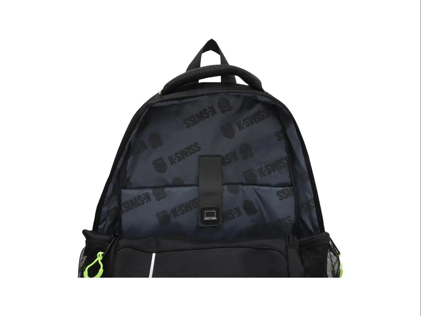 MOCHILA KSWISS LEA COLOR NEGRO