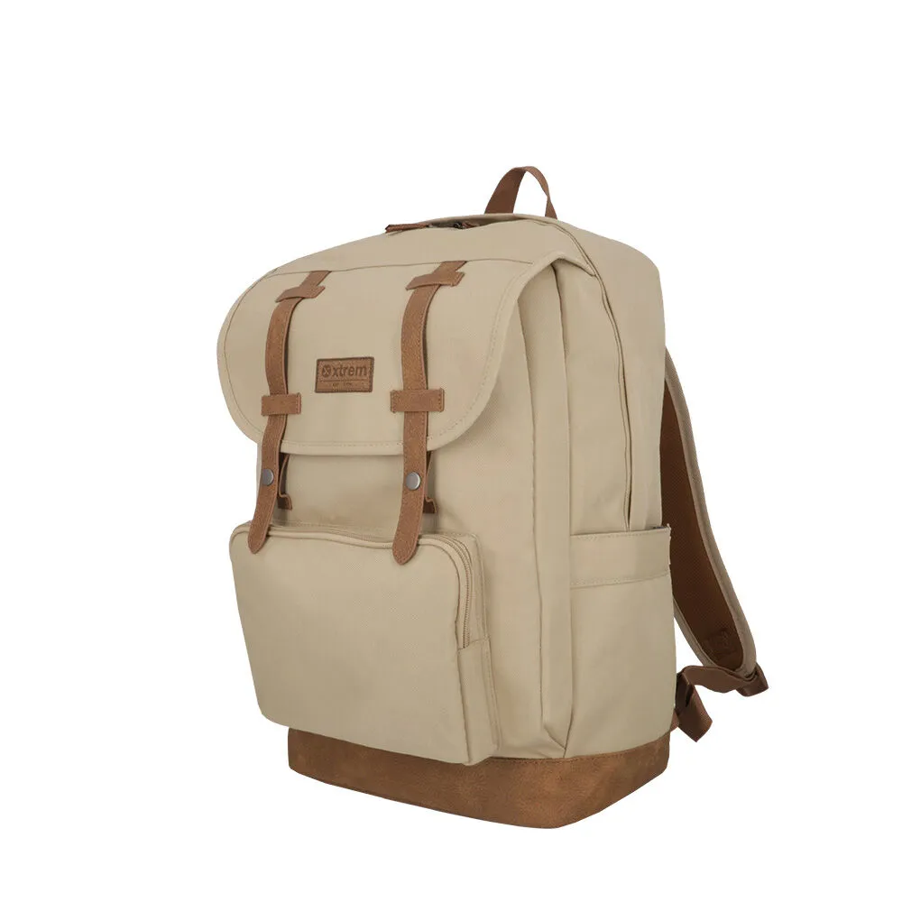 Mochila Notebook Xtrem Straps 2.0 5XT Beige 16"