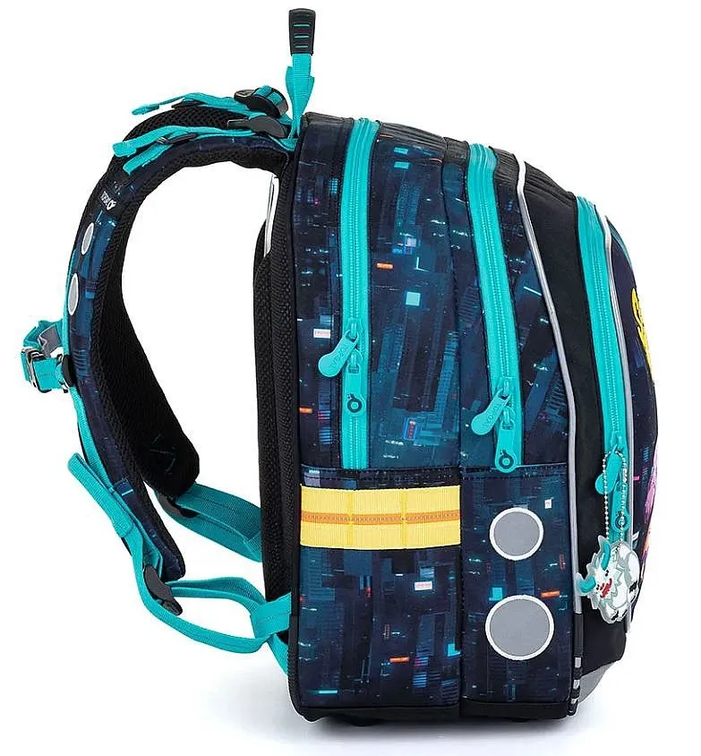 MOCHILA TOPGAL ENDY 23012  B/BLACK/BLUE  UNISEX JUNIOR