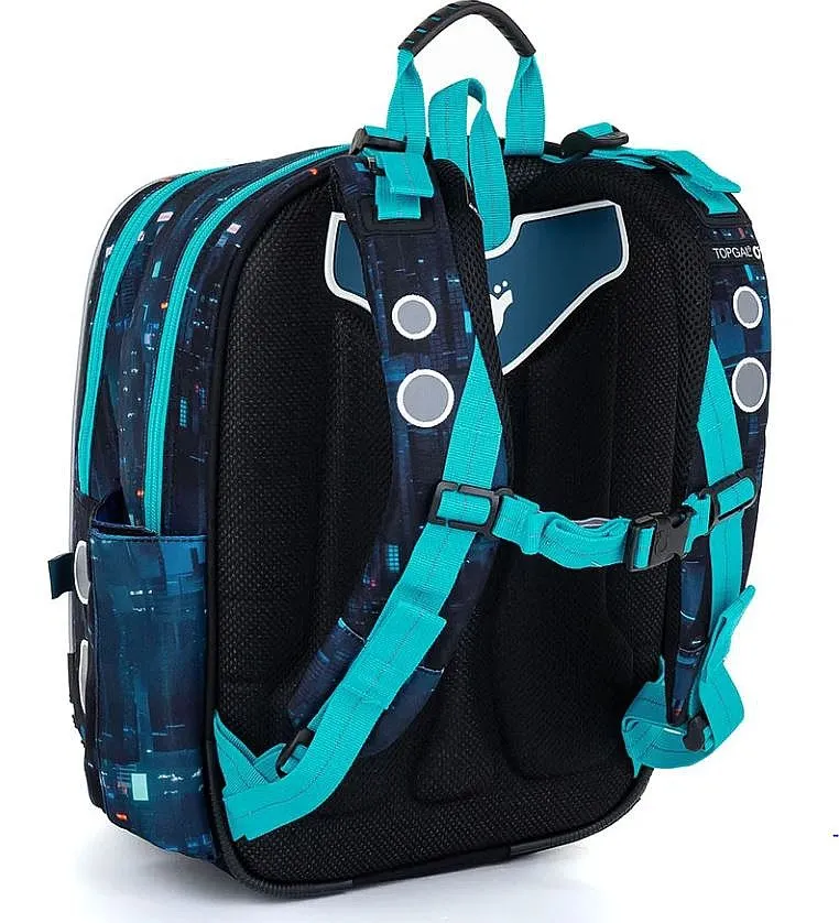 MOCHILA TOPGAL ENDY 23012  B/BLACK/BLUE  UNISEX JUNIOR