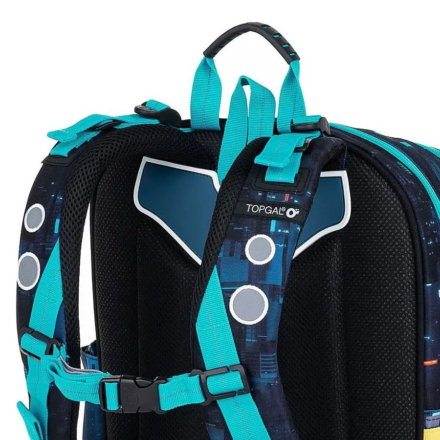 MOCHILA TOPGAL ENDY 23012  B/BLACK/BLUE  UNISEX JUNIOR