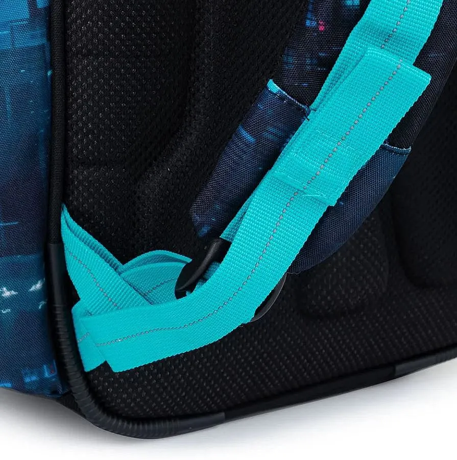 MOCHILA TOPGAL ENDY 23012  B/BLACK/BLUE  UNISEX JUNIOR