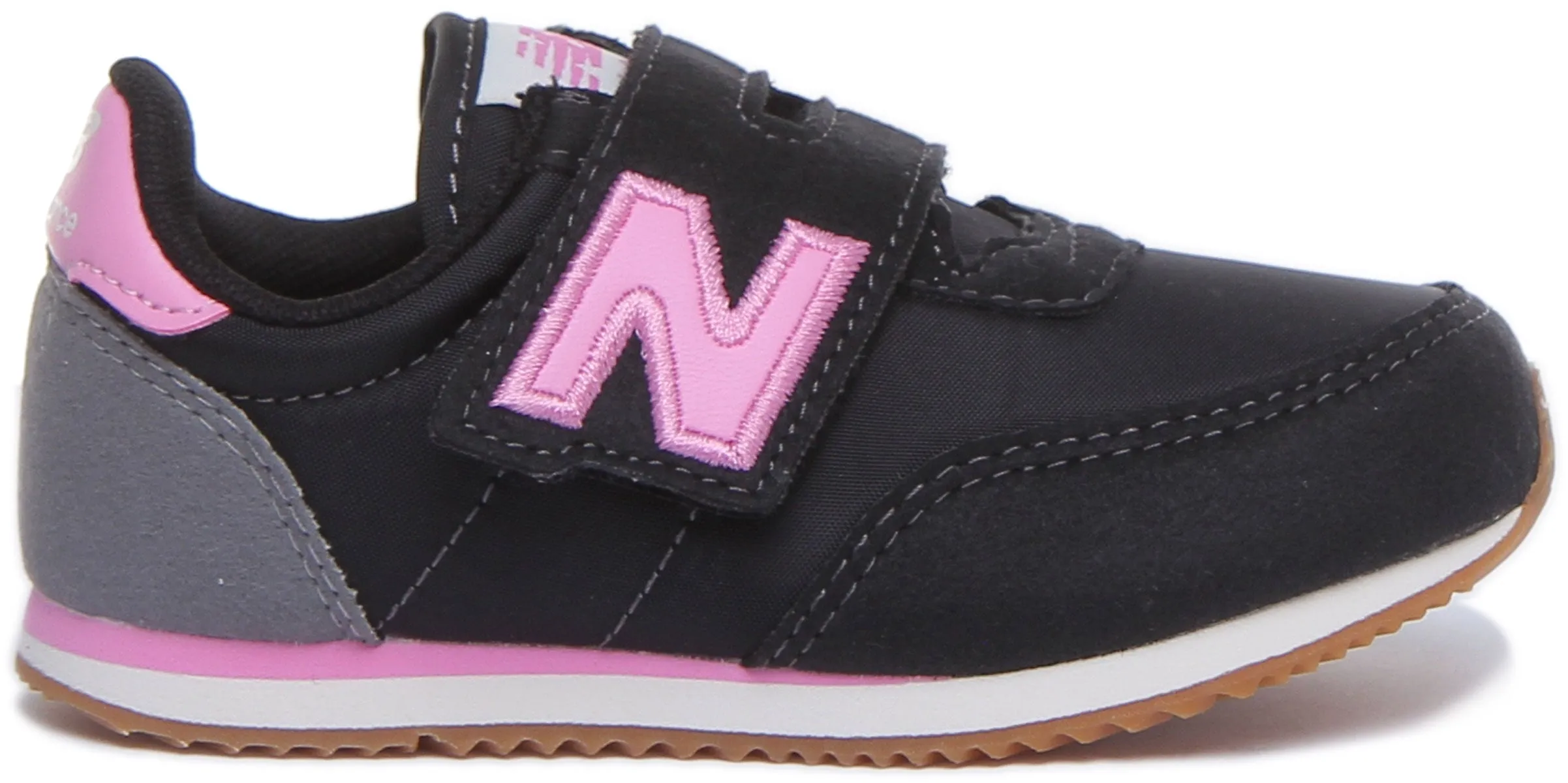 New Balance IV720UG Zapatillas de deporte sintéticas para niños en negro rosa