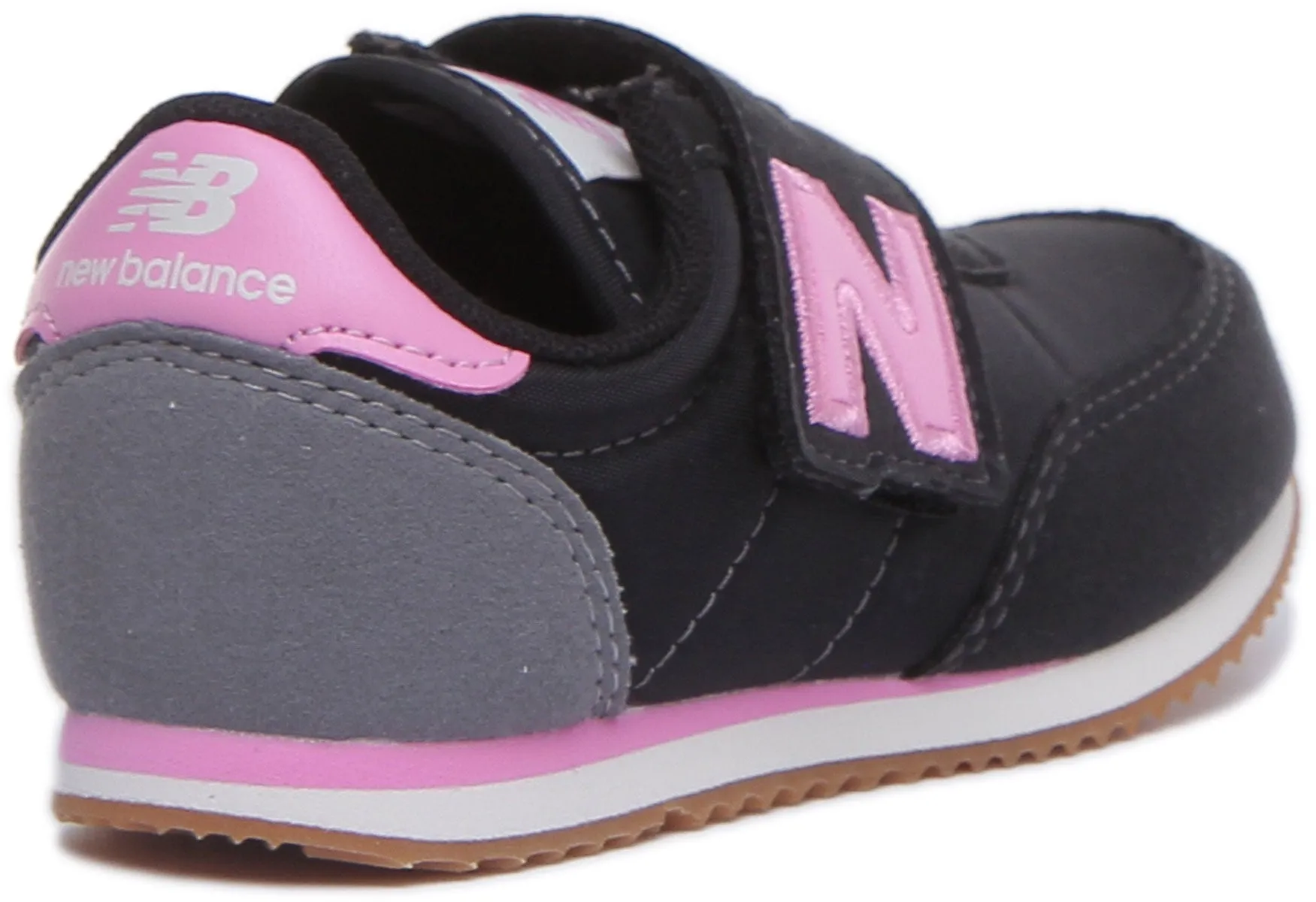 New Balance IV720UG Zapatillas de deporte sintéticas para niños en negro rosa