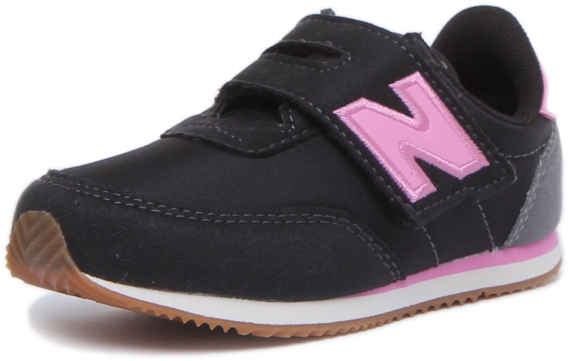 New Balance IV720UG Zapatillas de deporte sintéticas para niños en negro rosa