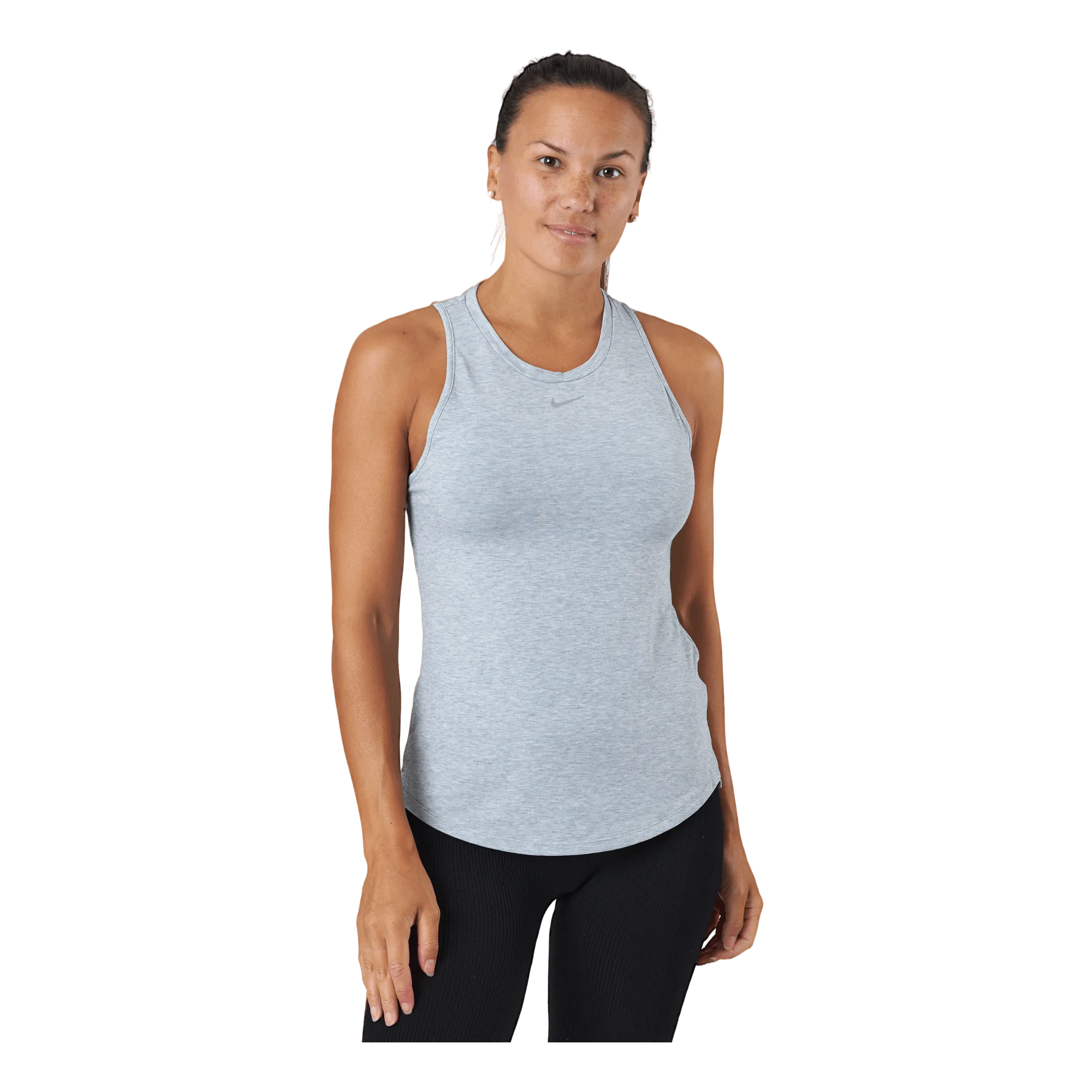 NIKE NIKE DRIFIT ONE LUXE WOMEN'S  PARTICLE GREY/HTR/REFLECTIVE S