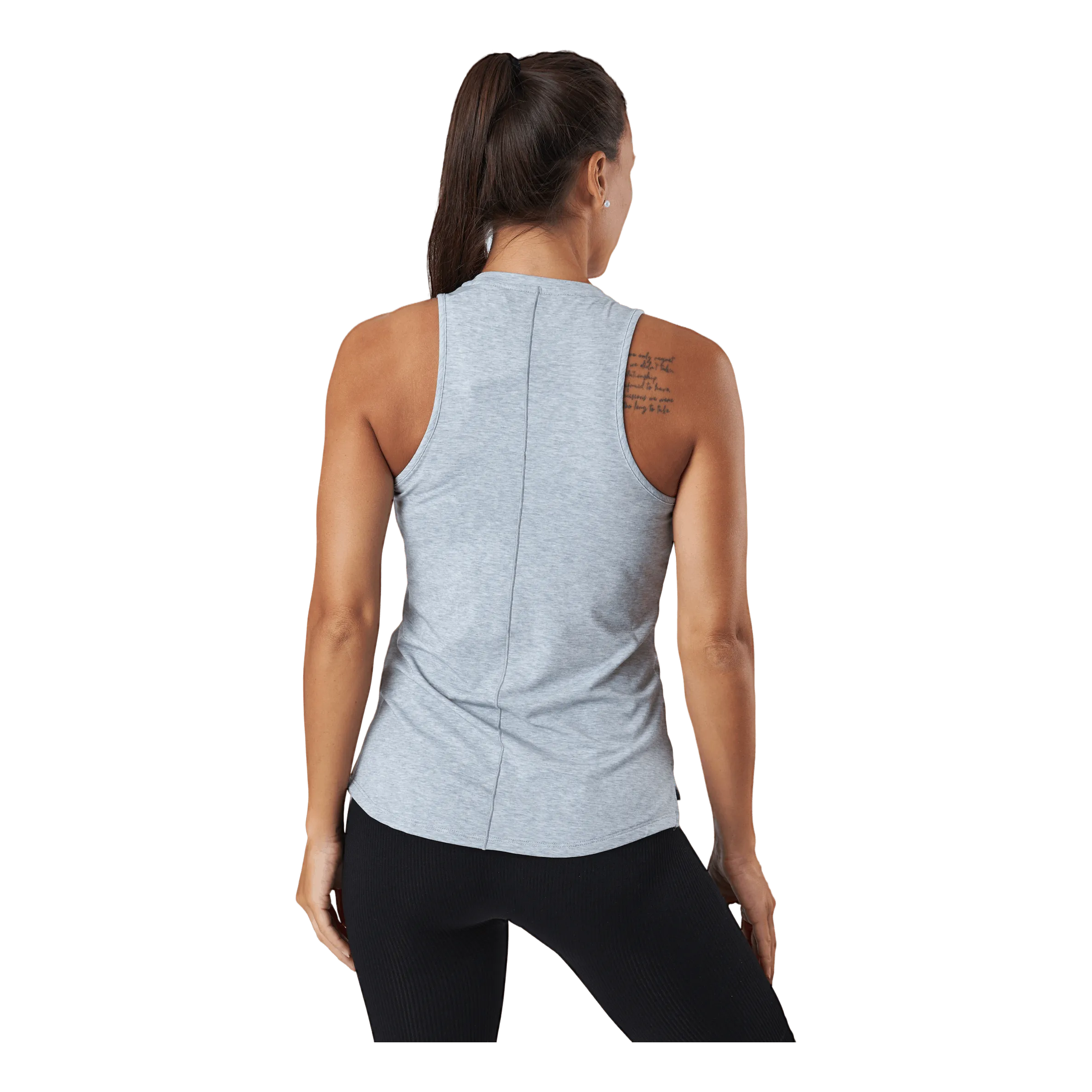 NIKE NIKE DRIFIT ONE LUXE WOMEN'S  PARTICLE GREY/HTR/REFLECTIVE S