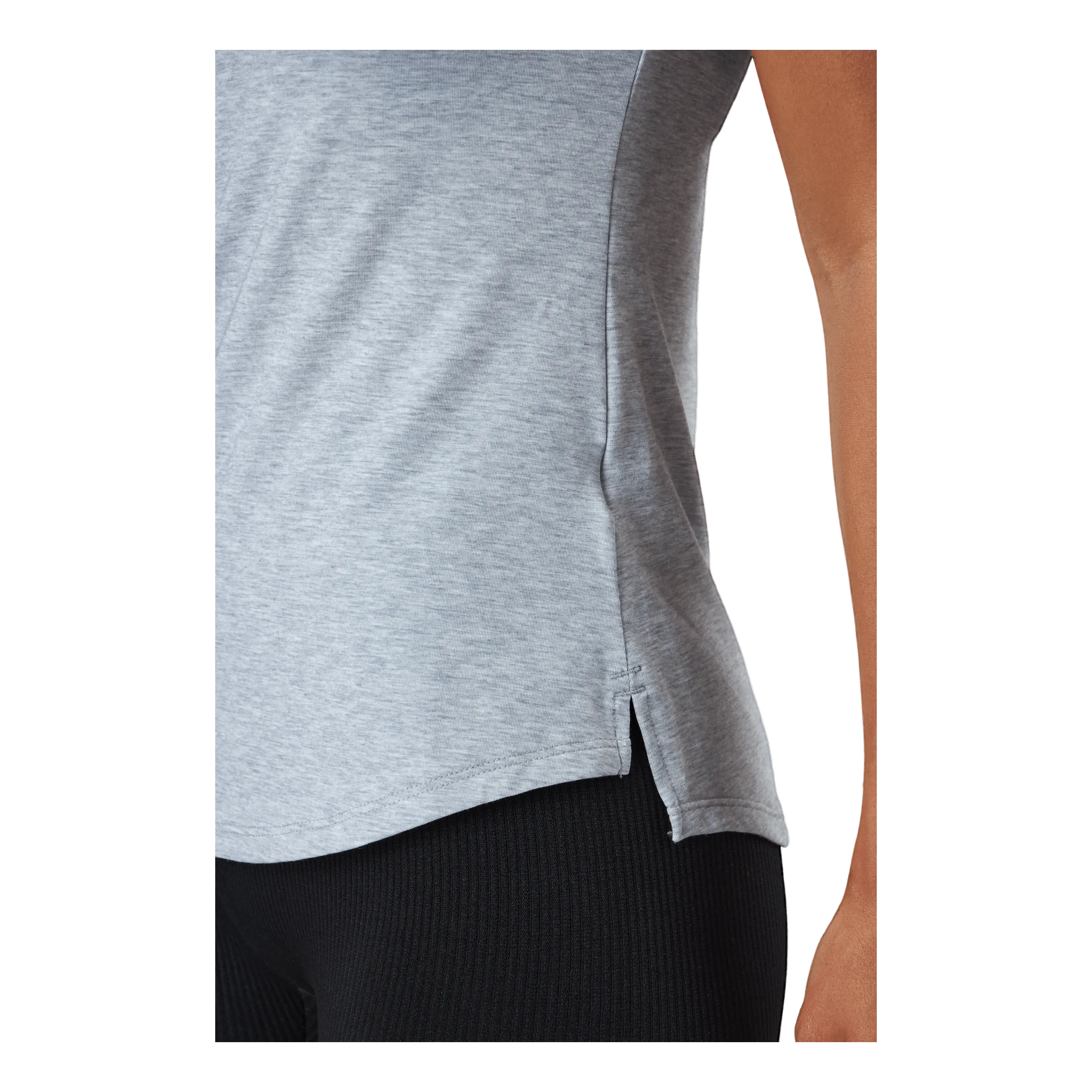 NIKE NIKE DRIFIT ONE LUXE WOMEN'S  PARTICLE GREY/HTR/REFLECTIVE S