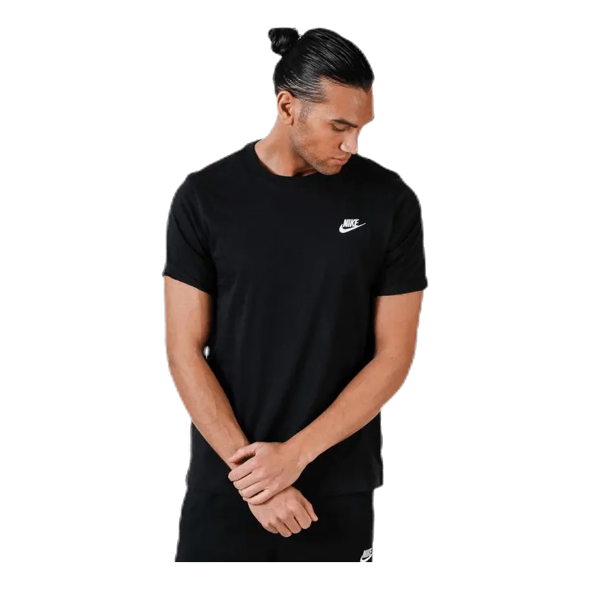 NIKE SPORTSWEAR CLUB MEN'S TSHIRT BLACK/WHITE