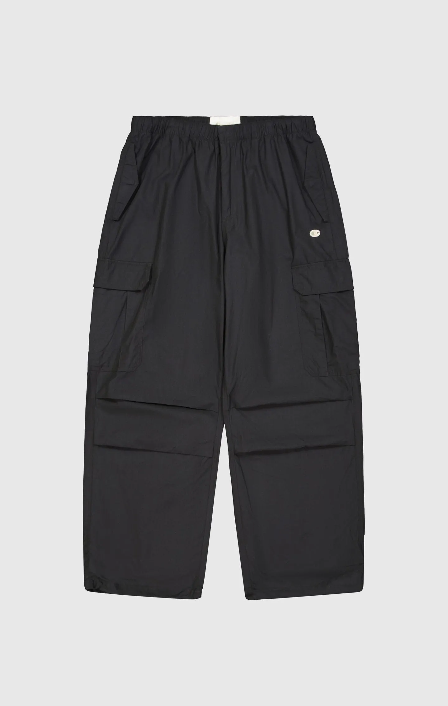 Pantalón de paracaídas con efecto desgastado